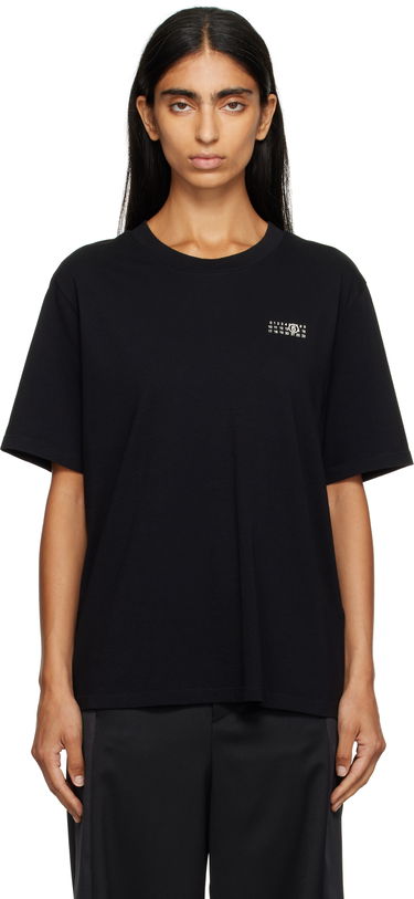 Тениска Maison Margiela MM6 Maison Margiela Cotton Jersey T-Shirt Черно | SH2GC0031 M20048, 0