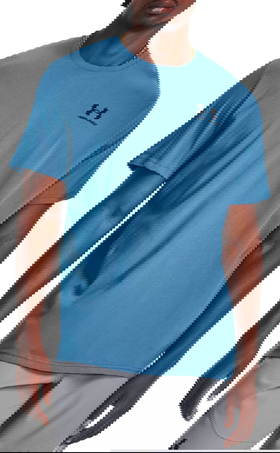 Тениска Under Armour Sportstyle Синьо | 1326799-466, 0