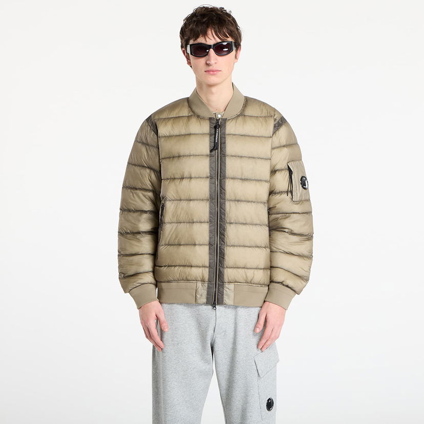 Яке бомбър C.P. Company D.D. Shell Bomber Down Jacket Бежово | 19CMOW001A110416A-356