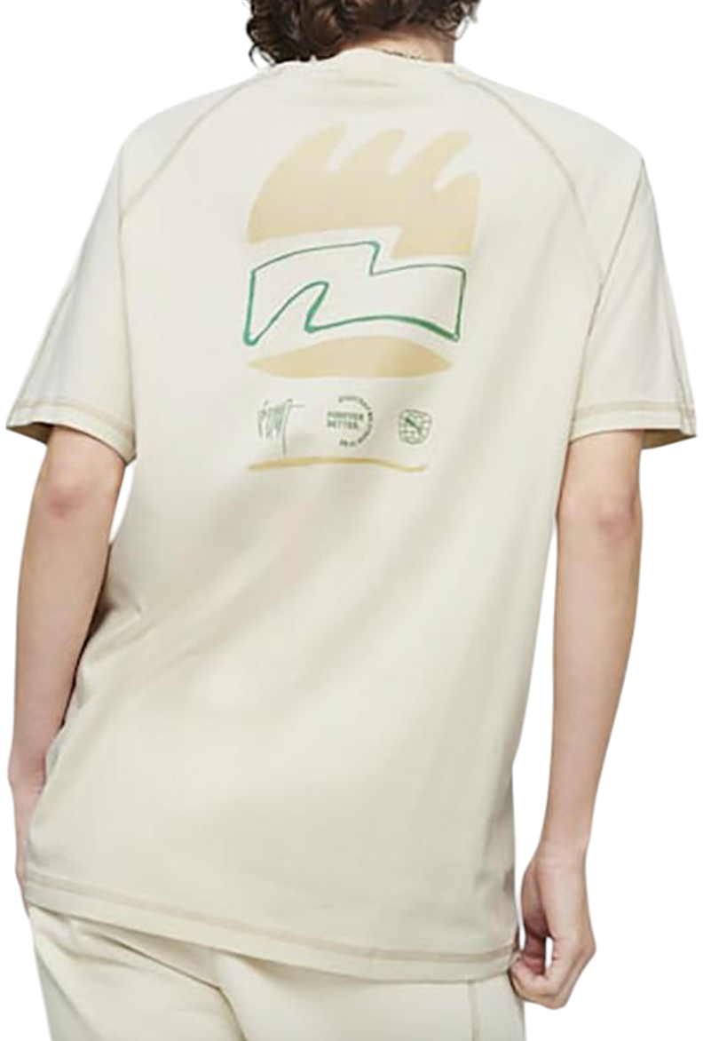 Тениска Puma Puma Downtown RE Collection T-Shirt Бежово | 624402-87, 1