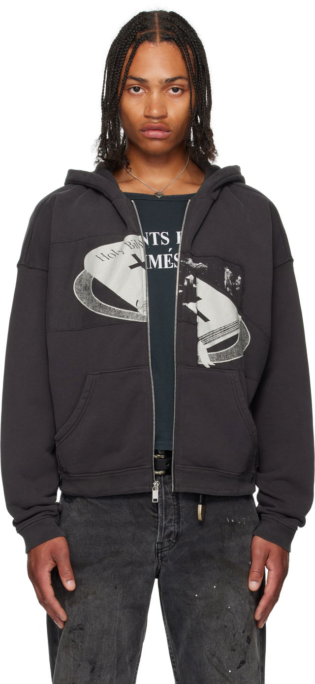 Enfants Riches Déprimés Holy Bible Assemblage Baggy Zip Hoodie
