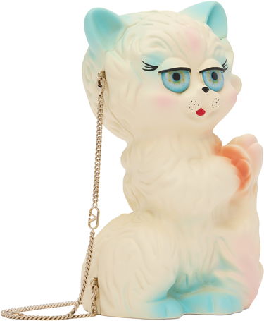 Дамска чанта Valentino Valentino Garavani Le Chat de La Maison Minaudiere Clutch Bag Бяло | 6W0B0R69WIY, 1