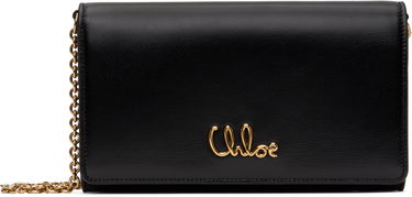 Портфейл CHLOÉ Chloe Iconic Flap Wallet on Chain Черно | CH25SP485O16, 0