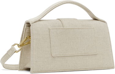 Чанта през рамо Jacquemus Les Classiques 'The large Bambino' Linen Top Handle Shoulder Bag Бежово | 22HBAW00007AW00094, 2