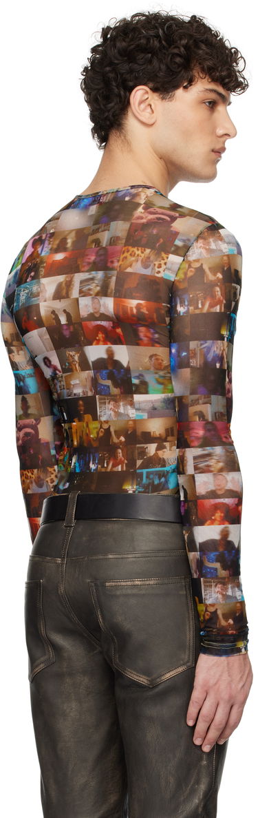 Тениска Diesel Photo Print Long Sleeve T-Shirt Многоцветен | A16475-0IQAK-9XXA, 2