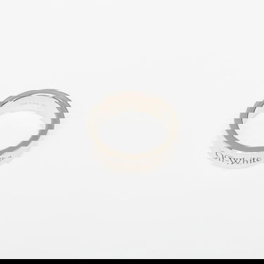 Пръстен Off-White Logo Ring Металик | OMOC07AC99MET0017210, 2
