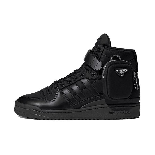 Кецове и обувки adidas Originals Prada x adidas Forum High "Black" Черно | GY7040, 0