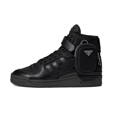 Кецове и обувки adidas Originals Prada x adidas Forum High "Black" Черно | GY7040, 0