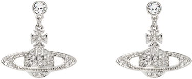 Обеци Vivienne Westwood Mini Bas Relief Drop Earrings Металик | 62020025-02P116-CN, 0