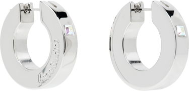 Обеци Acne Studios Acne Studios Crystal Hoop Earrings Металик | C50459-, 4