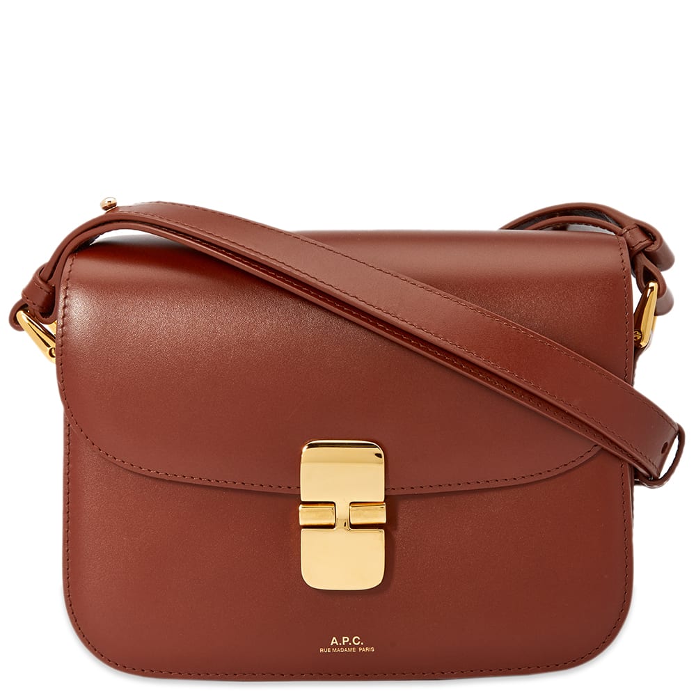 Чанта през рамо A.P.C. Small Grace Bag Кафяво | PXBMW-F61413-CAD, 0
