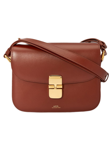 Чанта през рамо A.P.C. Small Grace Bag Кафяво | PXBMW-F61413-CAD