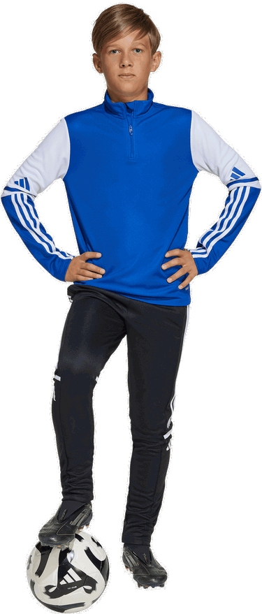 Суитчър adidas Originals adidas SQ25 TR TOP Long Sleeve Quarter-Zip Training Shirt Синьо | jd3027, 4