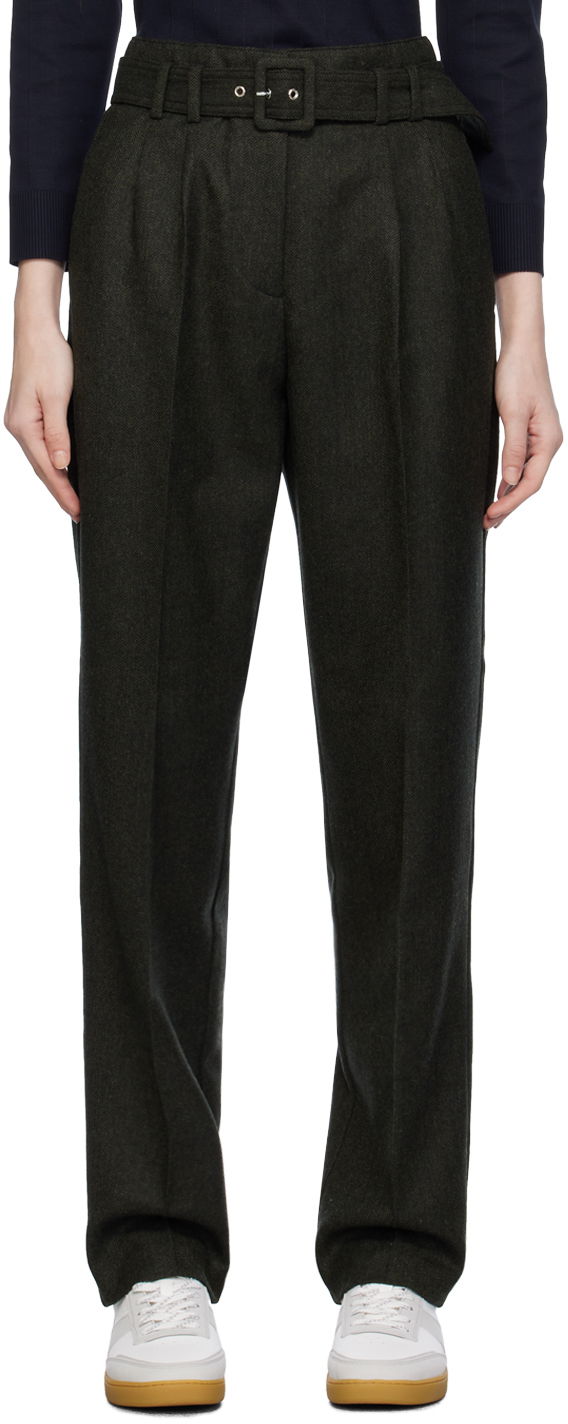 Панталони A.P.C. Anthea Trousers Зелено | WOAPL-F08432, 0