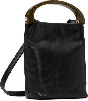 Чанта през рамо Dries Van Noten Dries Van Noten Micro Leather Shoulder Bag Черно | 252-011523-195, 2