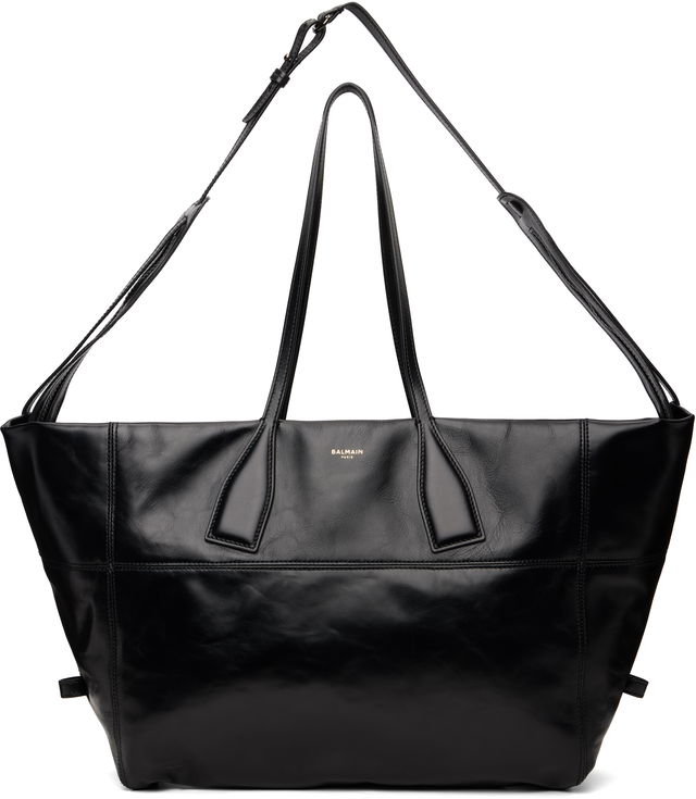 Track Zips Calfskin Tote Bag