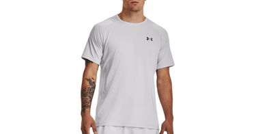 Тениска Under Armour Rush Emboss Tee Бяло | 1376790-014, 1