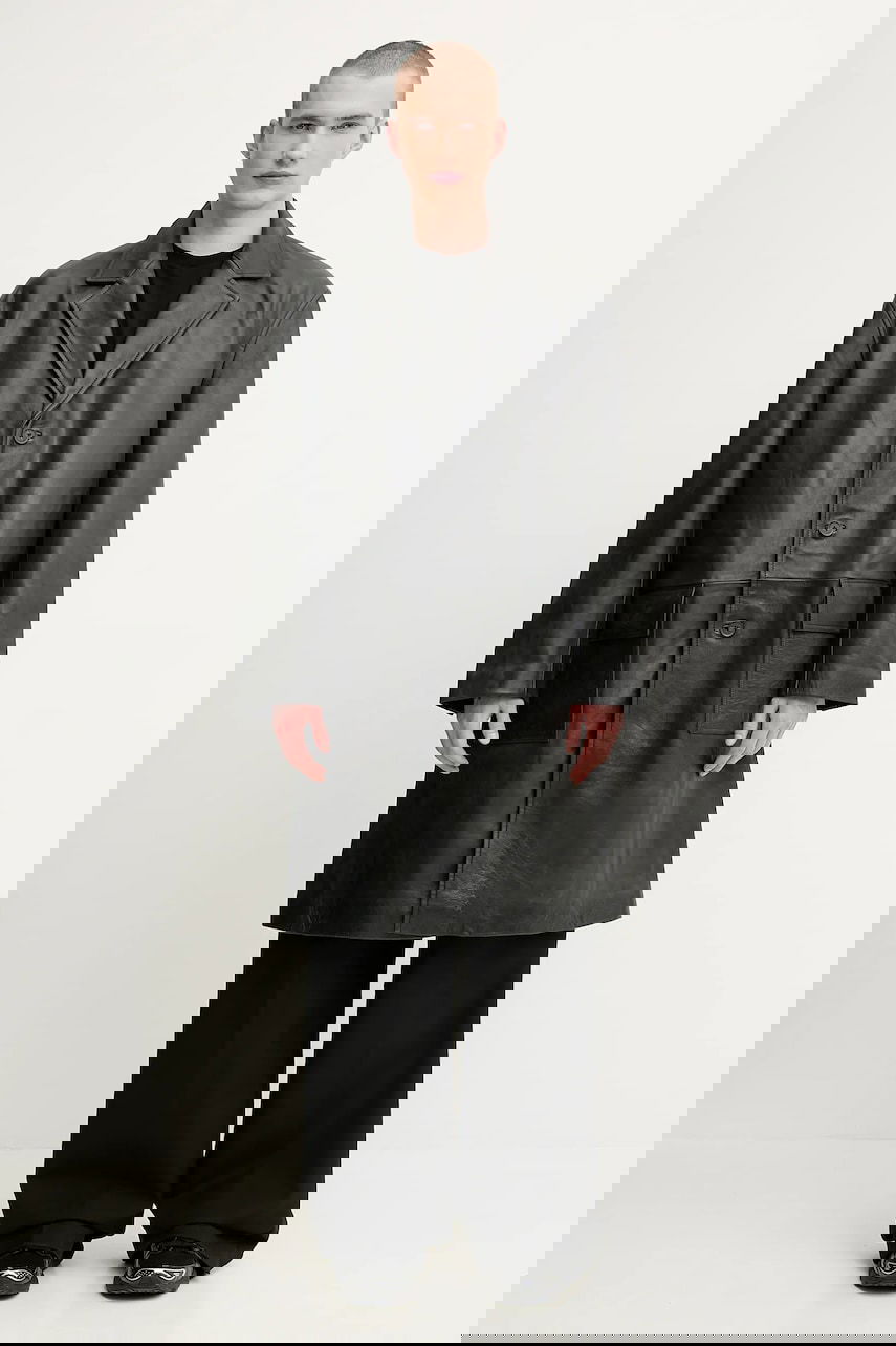 Палта 1017 ALYX 9SM 1017 ALYX 9SM Vintage Leather Coat Черно | AAMOU0547LE01, 0