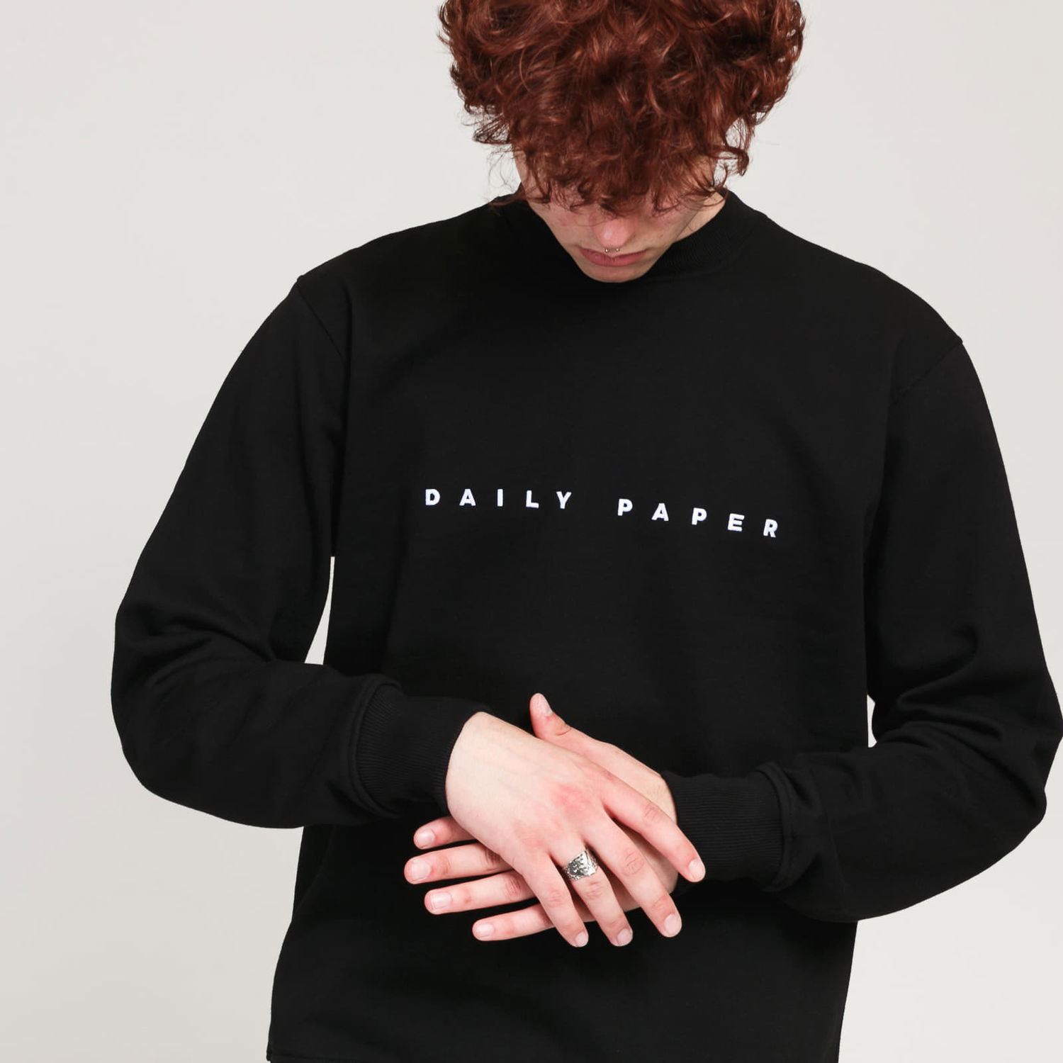 Суитчър DAILY PAPER Sweater Черно | 191326 4, 1