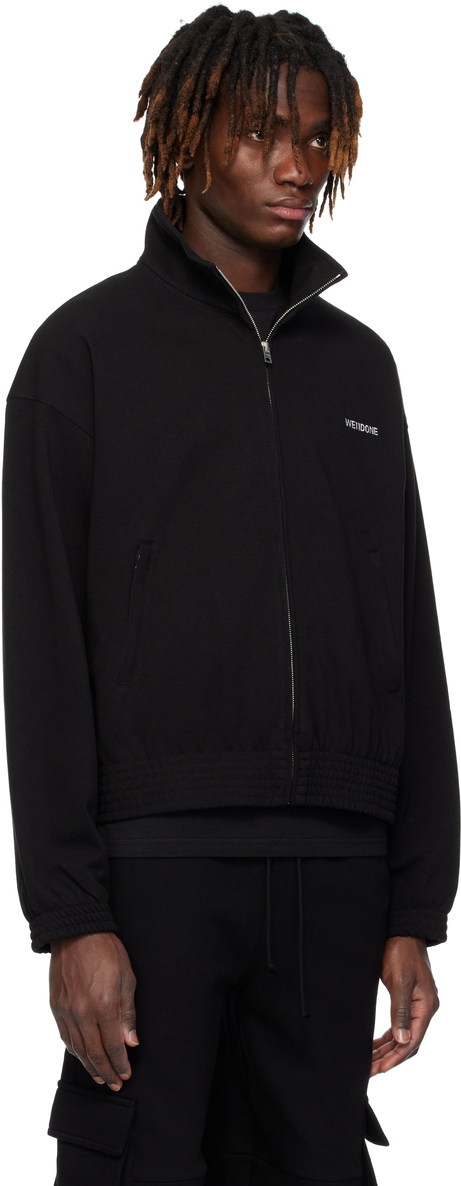 Ветровка We11done We11done Contrast Track Jacket Черно | WD-TJ0-25-837-U-BK, 1