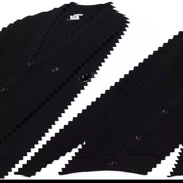 Пуловер C.P. Company Lens Knit Cardigan Черно | 16CMKN125A-006482A-999, 0