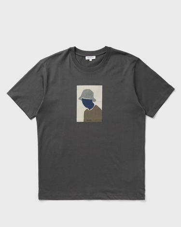 Тениска NORSE PROJECTS Johannes Organic Bucket Hat Print Tee Сиво | N01-0676-1072, 0