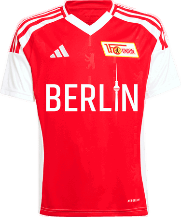 Фланелка adidas Originals Union Berlin Home Jersey 2024/25 Червено | jj6261-jj6261, 0