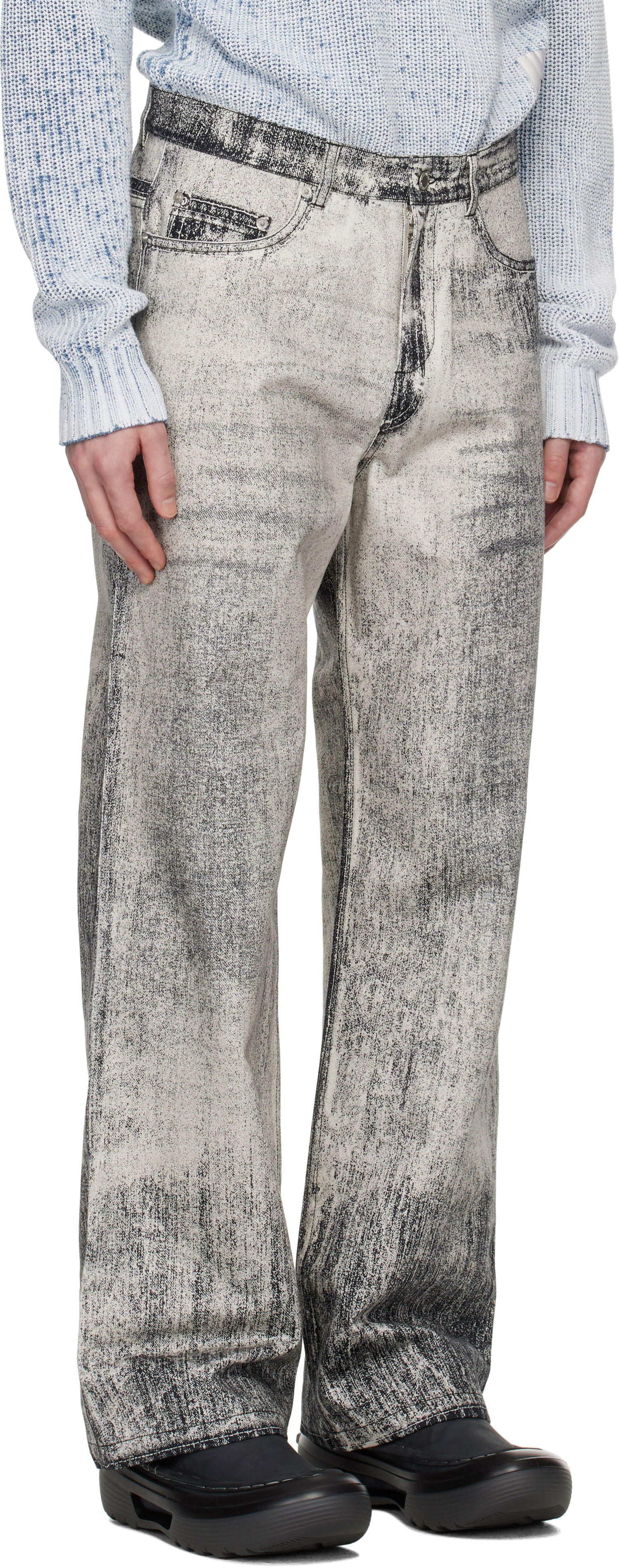 Дънки Camper Camperlab Paint Print Jeans Сиво | AU00022-001, 1