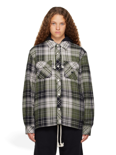 Яке Acne Studios Check Jacket Зелено | C90146-