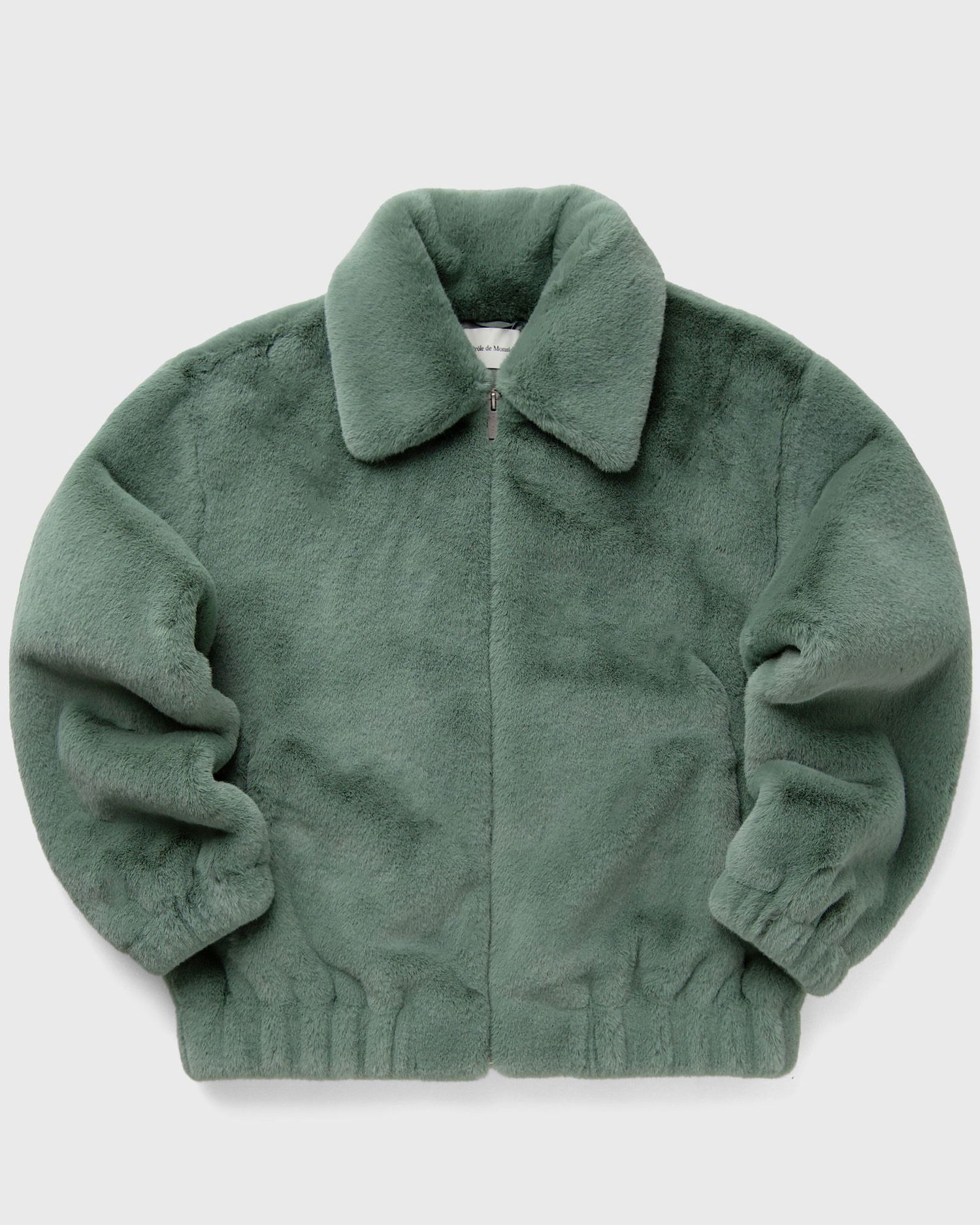 Яке бомбър Drôle de Monsieur La Veste Fourrure Bomber Jacket Зелено | E-JT186-PL139-WG, 0