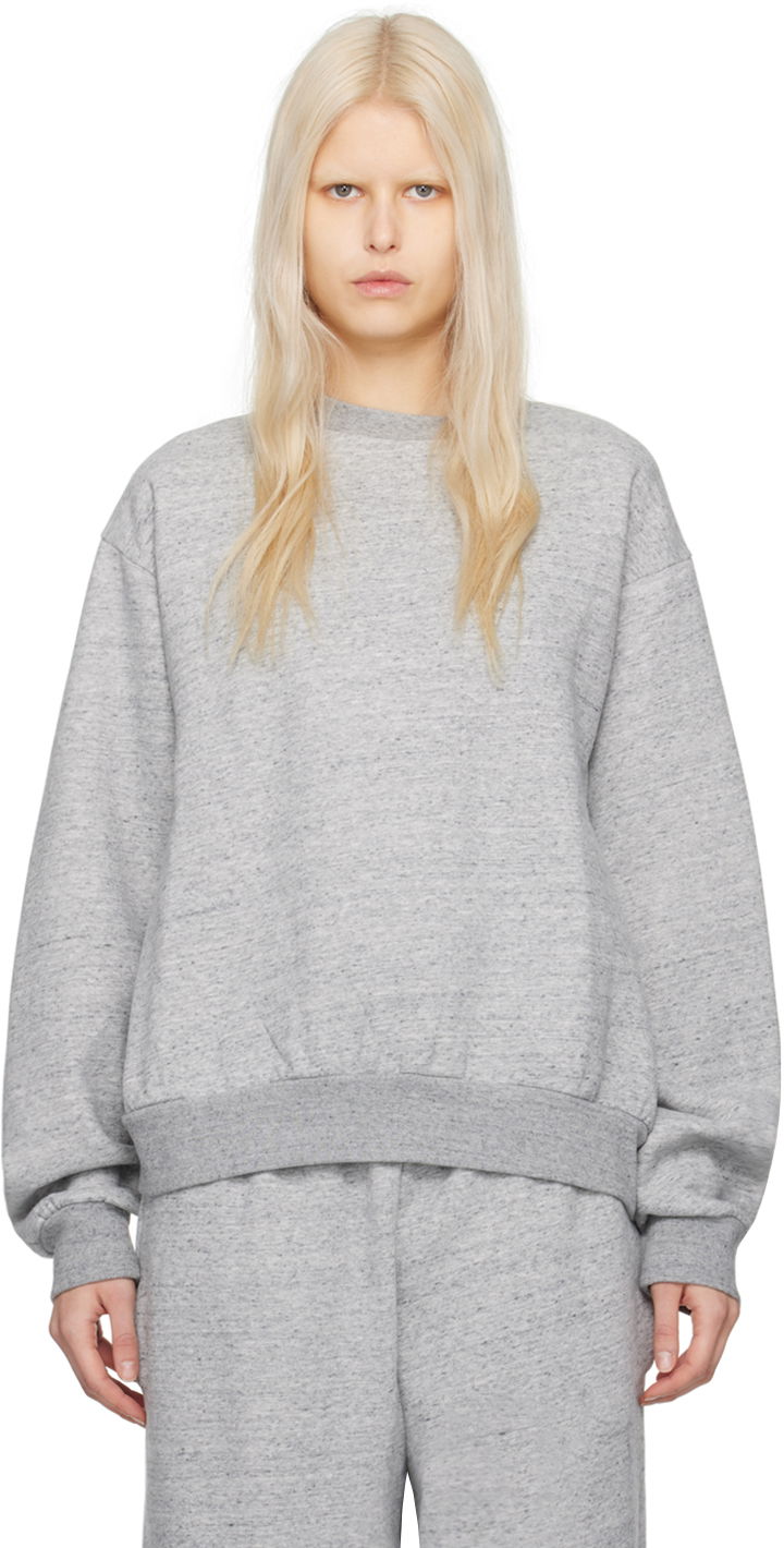 Суитчър Acne Studios Crewneck Sweatshirt Сиво | CI0163-