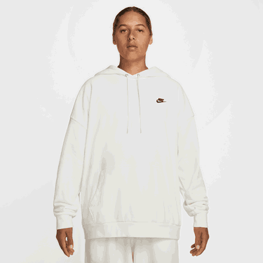 Суитчър Nike Club Fleece Relaxed Fit Hoodie Бяло | HJ1816-133, 1