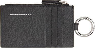Портфейл Maison Margiela MM6 Maison Margiela Zip Card Holder with Key Ring Черно | SA6UI0031 P8336, 1