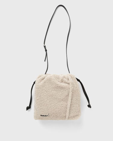 Чанта през рамо Marni Sherpa Drawstring Shoulder Bag Бежово | SBMQ0119Q1-00W11, 0