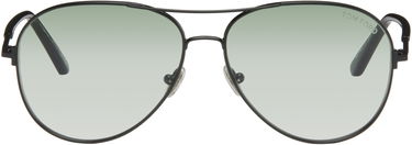 Слънчеви очила Tom Ford Tom Ford Polarized Clark Aviator Sunglasses Черно | FT0823_5901P, 0