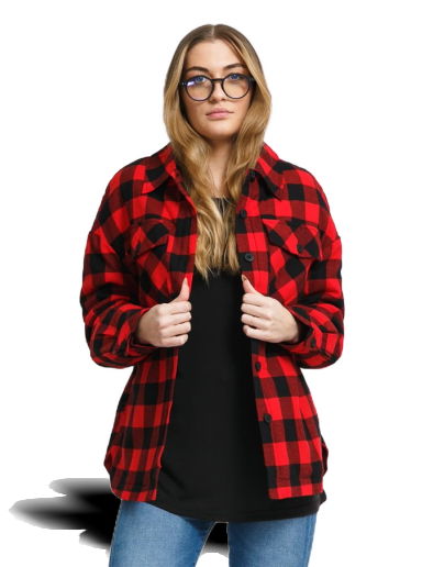 Flanell Padded Overshirt