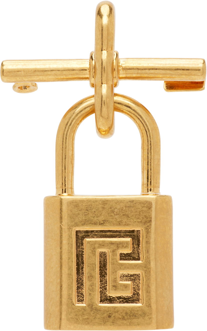 Значка Balmain Padlock Brooch Металик | FN0XM560MBRA