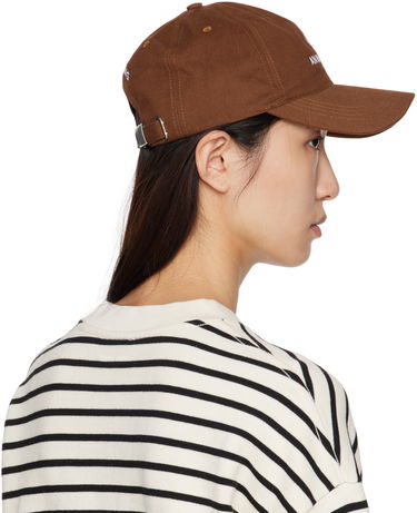 Шапка с козирка Anine Bing Anine Bing Jeremy Baseball Cap Кафяво | S-12-9084-220, 4