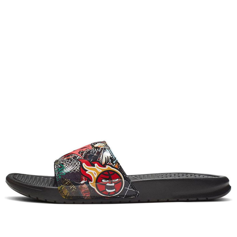 Кецове и обувки Nike Benassi JDI Print Slides Черно | CK0734-080
