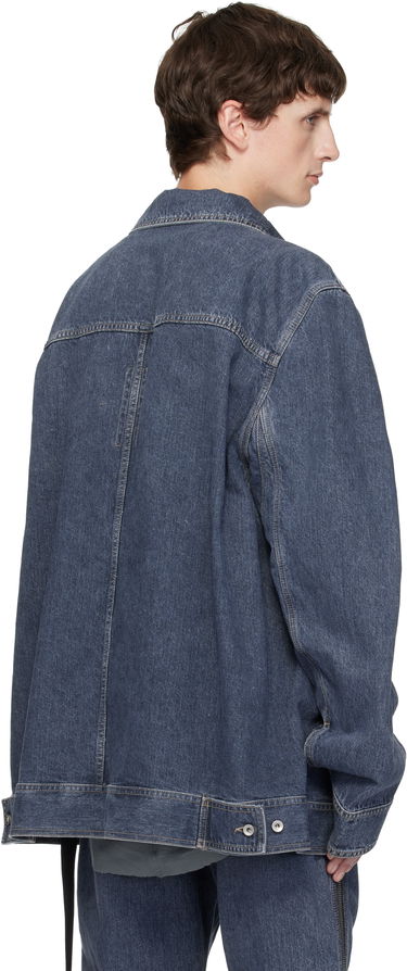 Яке Rick Owens DRKSHDW Concordians Lido Worker Denim Jacket Синьо | DU02E7752 DGY, 2