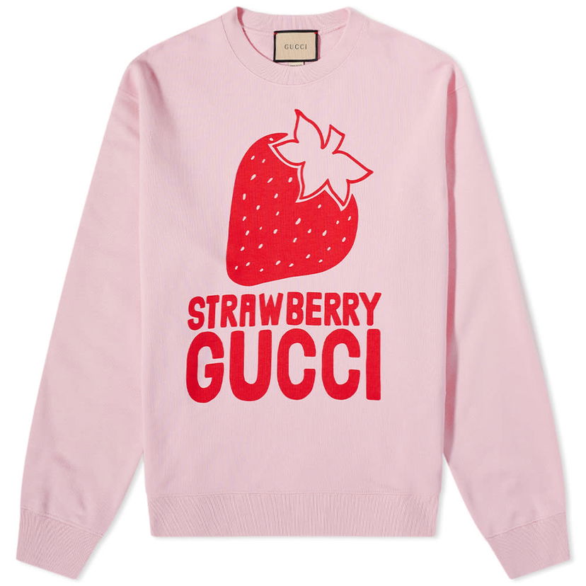 Пуловер Gucci Gucci Strawberry Sweat Розово | 681217-XJDV1-5904