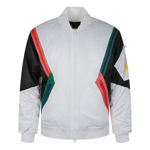 Яке бомбър Jordan Jordan Wings MA-1 Colorblock Jacket Бяло | CD5458-100