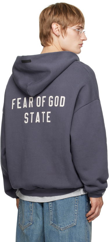 Суитчър Fear of God Fear of God ESSENTIALS Heavy Fleece Full Zip-Up Hoodie Сиво | 192HO246244F, 2