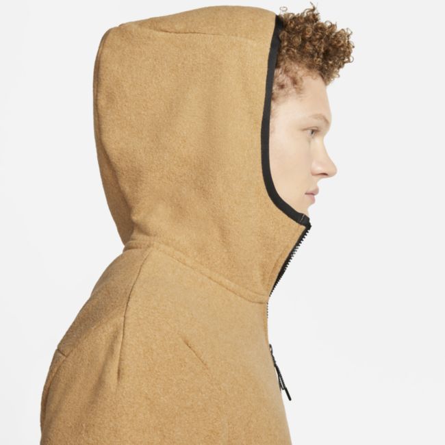 Суитчър Nike Sportswear Tech Fleece Full-zip Winterized Hoodie Бежово | DQ4801-722, 1