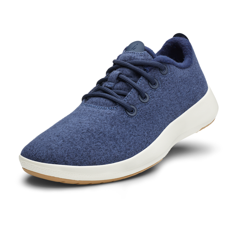 Кецове и обувки Allbirds Wool Runner Mizzles Тъмно синьо | A10114W