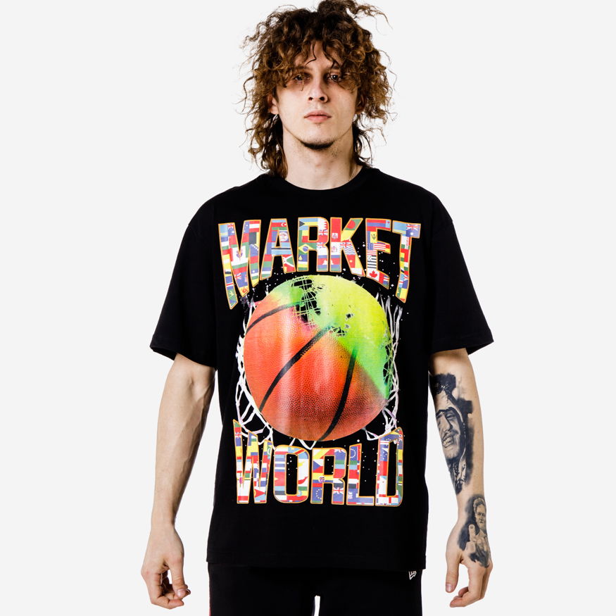 Тениска MARKET The Games Bring Us Together T-shirt(B-Ball) Черно | 399000639/0001, 1
