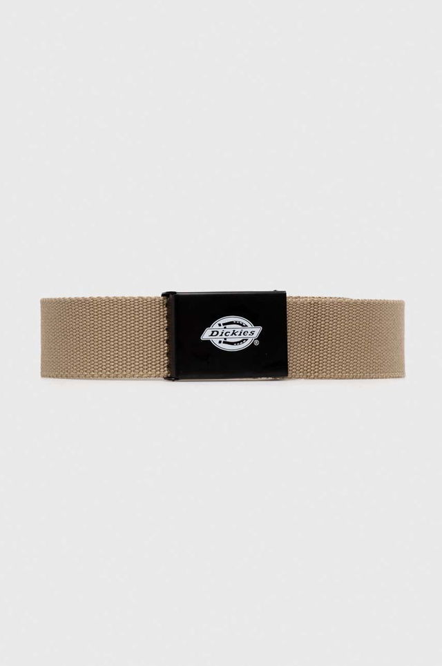 Webbing Belt with Logo Buckle