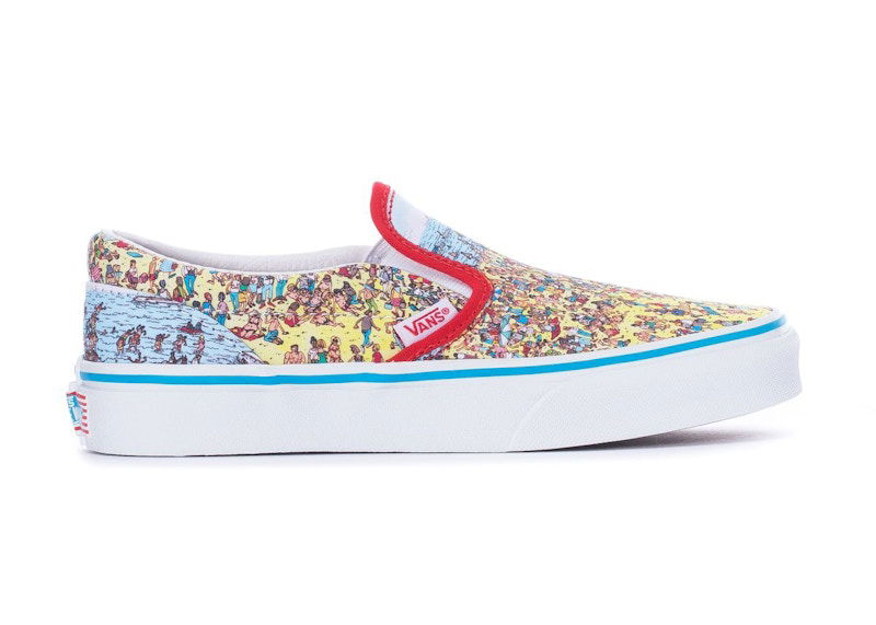Кецове и обувки Vans Vans Classic Slip-On Where's Waldo Beach Многоцветен | VN0A4BUT3WO, 0