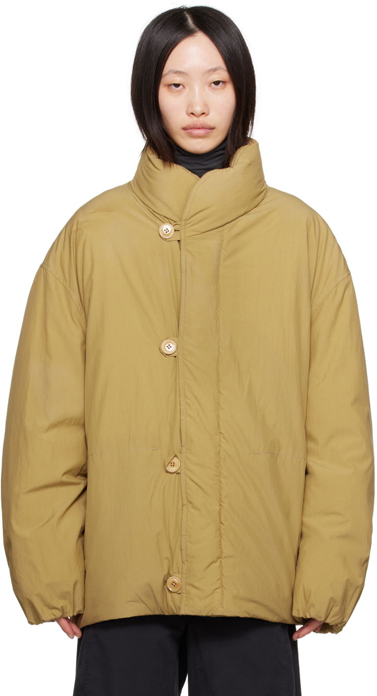 Пухо яке LEMAIRE Lemaire Stand Collar Puffer Jacket Кафяво | OW1040 LF1156, 0