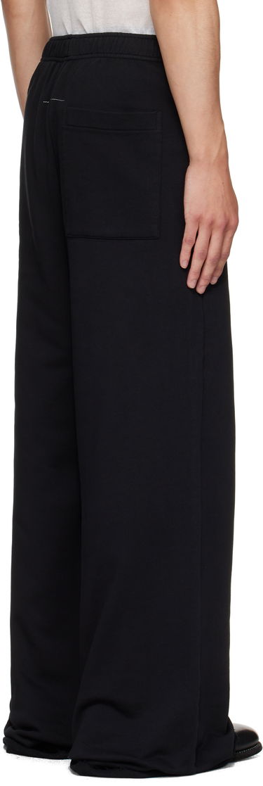 Спортни панталони Maison Margiela MM6 Maison Margiela Cotton Wide-Leg Sweatpants Черно | SH0KA0057 M25025, 2